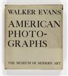 EVANS, WALKER. American Photographs.